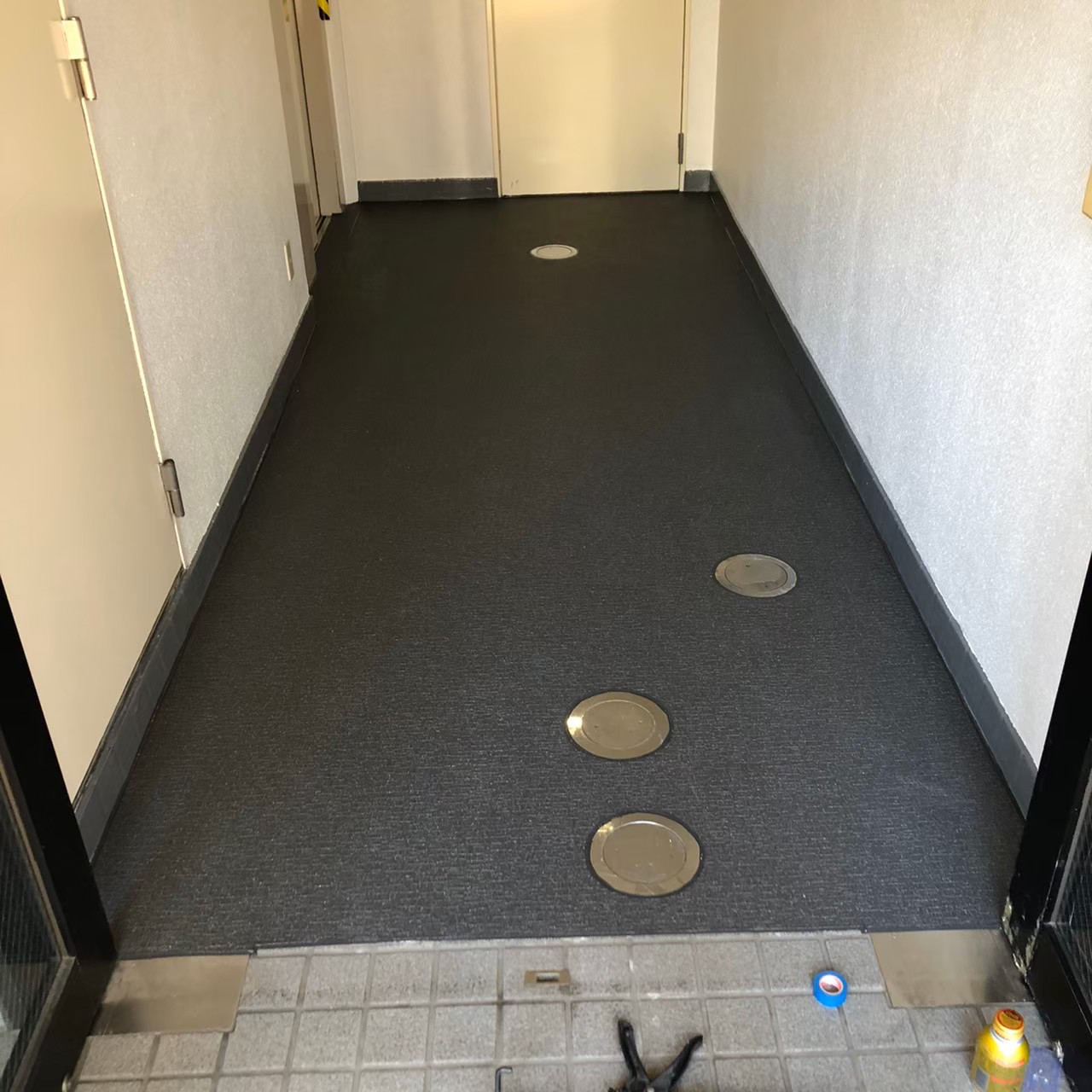 東京都ビル　長尺シート防水