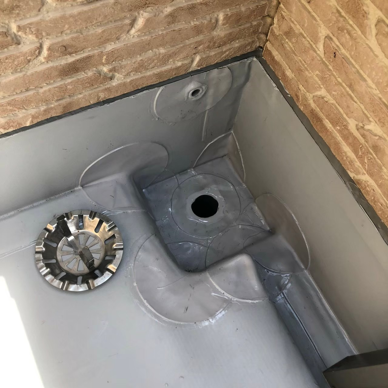 バルコニー 塩ビシート防水工事