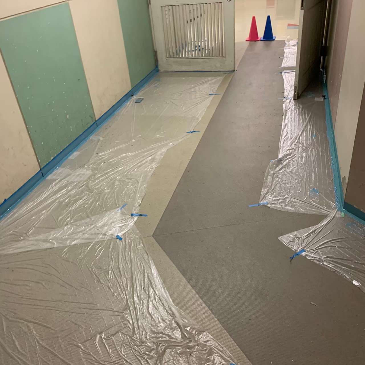 神奈川県厚木市小学校・ウレタン塗膜線防水工事